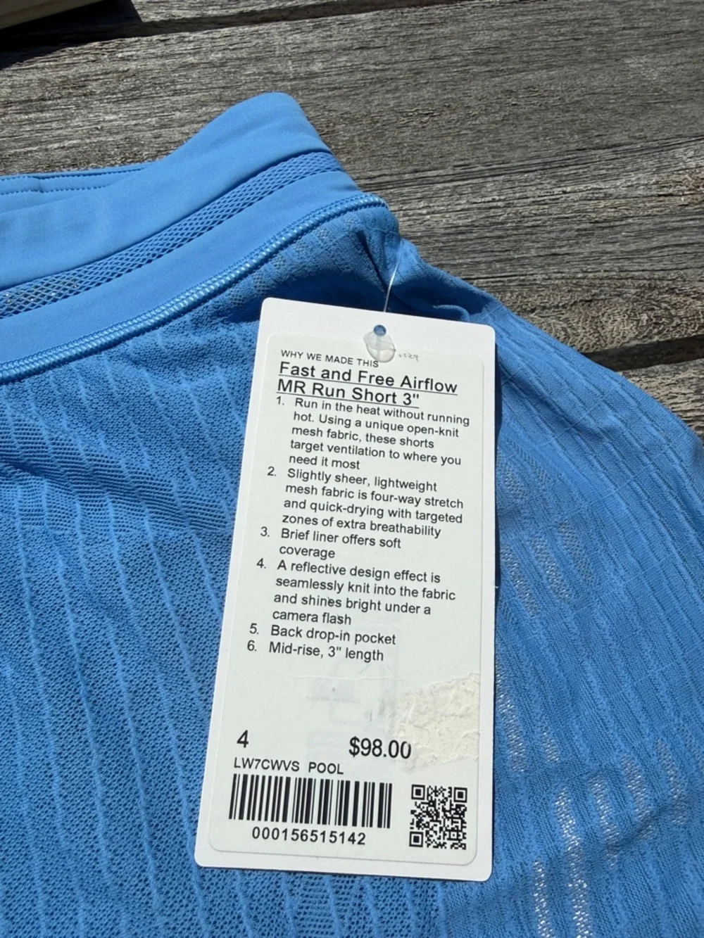 Lululemon Fast and Free Airflow Running Short 3